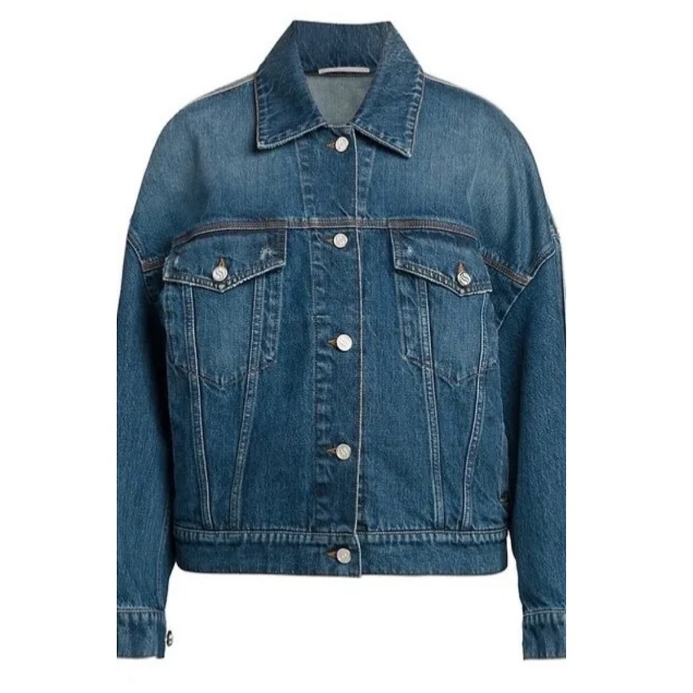Re/done Cropped Denim Jacket M